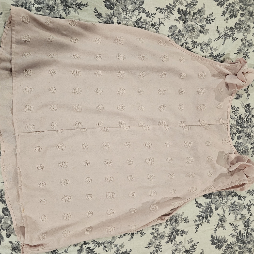 SHEIN Pink Sleeveless Blouse
